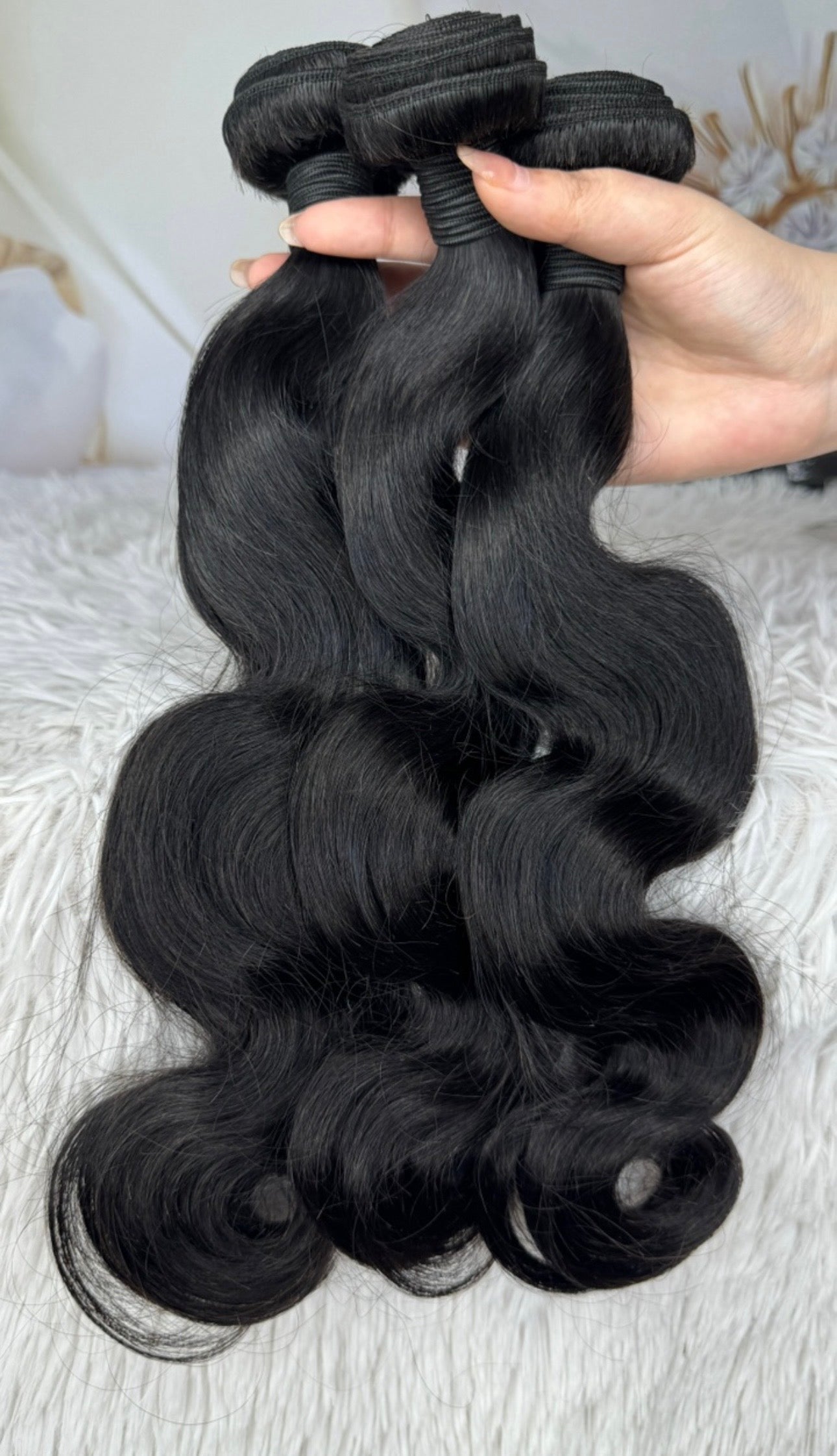 Virgin Straight/Body Wave Bundles