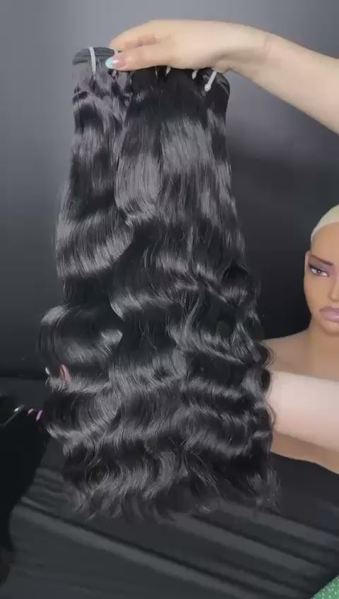 Raw Natural Wave Bundles