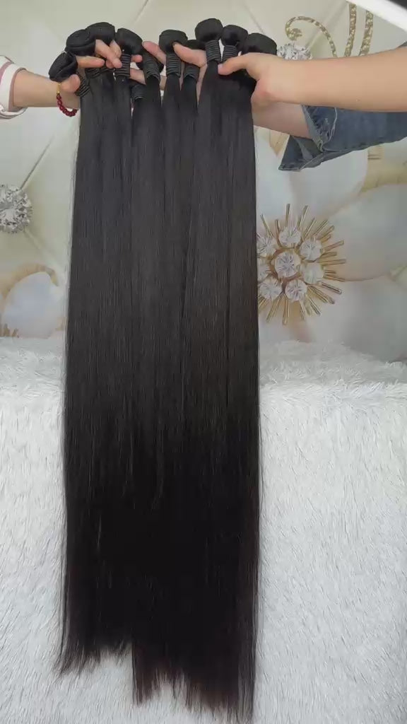 Virgin Straight/Body Wave Bundles